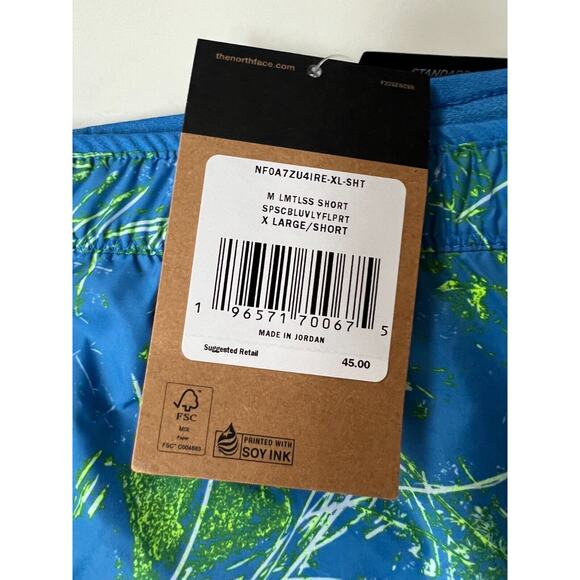 The North Face Men Limitless Super Sonic Lightweight Run Shorts Size XL - Picture 3 of 12